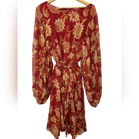 Flying Tomato ✨️ $66MSRP ONE THAT GOT AWAY Woven Mini Dress Size 2X Color: Berry - Picture 6 of 11